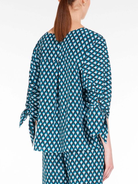 Синя сорочка WEEKEND MAX MARA : фото 2 - Invogue