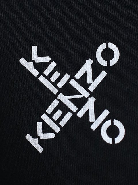 Чёрная футболка KENZO: фото 6 - Invogue