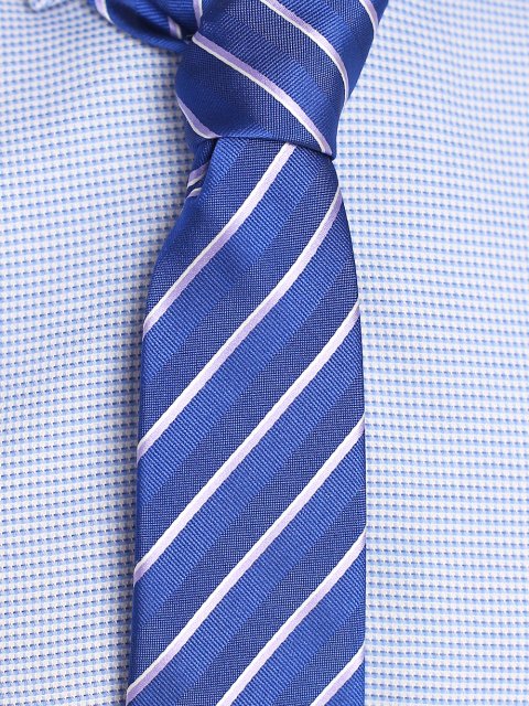 Темно-синя краватка BOSS : фото 5 - Invogue