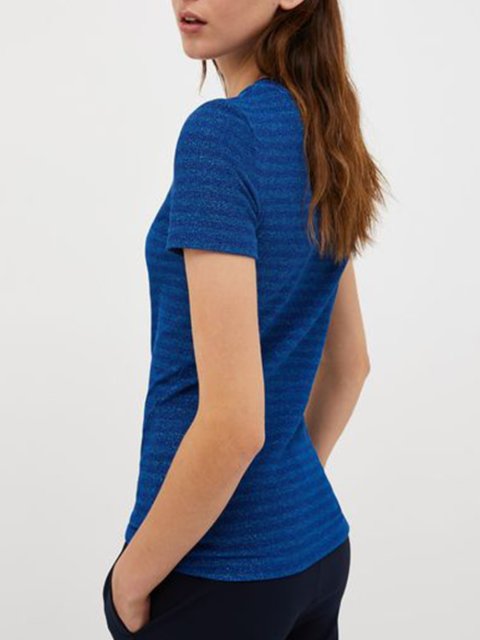 Синяя футболка MAX&CO: фото 2 - Invogue