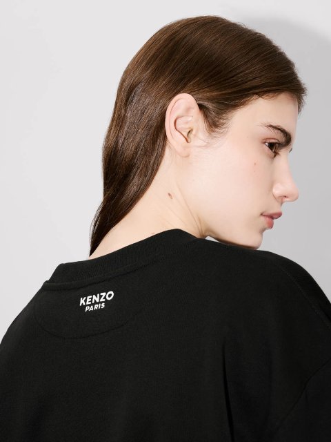 Черный свитшот KENZO из хлопка: фото 5 - Invogue