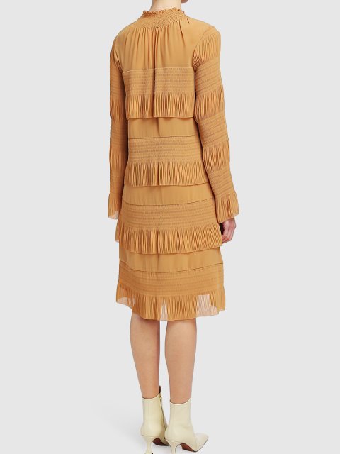 Коричневое платье BY MALENE BIRGER: фото 2 - Invogue