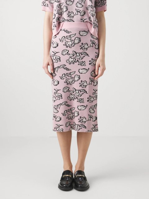Рожева спідниця WEEKEND MAX MARA : фото 1 - Invogue