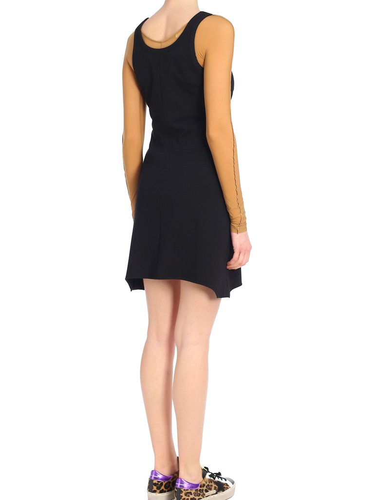 Чёрное платье HELMUT LANG: фото 2 - Invogue