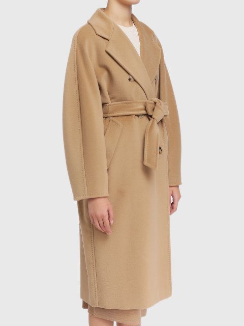 Бежеве пальто MAX MARA : фото 2 - Invogue