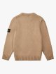 Бежевый свитер STONE ISLAND KIDS из хлопка: фото 2 - Invogue