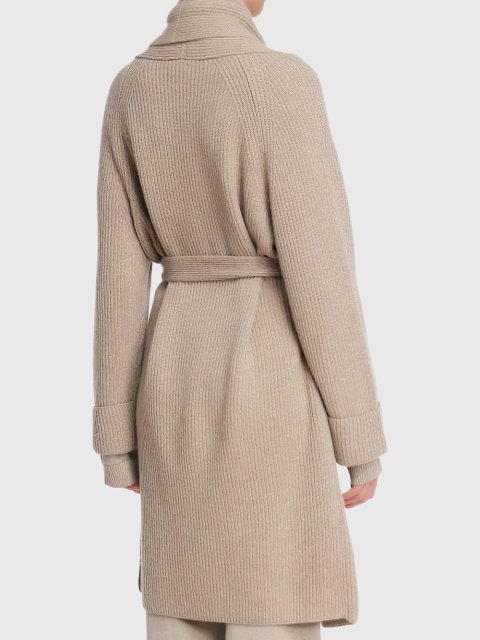 Серый кардиган WEEKEND MAX MARA: фото 3 - Invogue