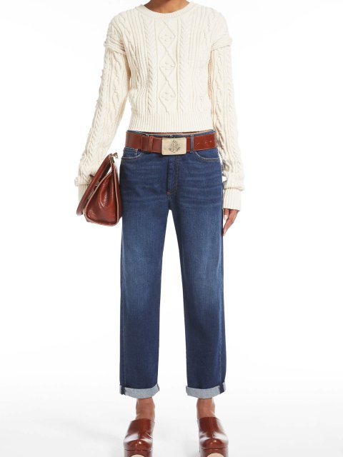 Сині джинси SPORTMAX : фото 3 - Invogue