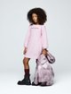 Лиловое платье Emporio Armani из хлопка: фото 1 - Invogue
