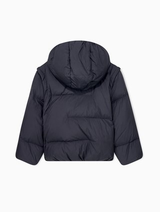 Темно-синяя куртка Emporio Armani из полиэстера: фото 2 - Invogue