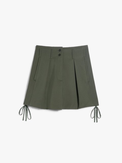 Шорти-бермуди Weekend із суміші вовни кольору хакі: фото - Invogue