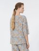 Блакитна блуза WEEKEND MAX MARA з шовкового крепдешину: фото 3 - Invogue