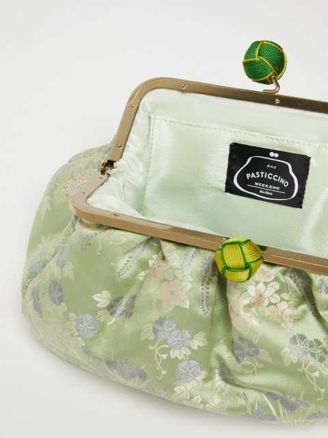 Зеленая сумка Pasticcino Weekend MaxMara с цветочным узором: фото 6 - Invogue