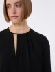 Чорна блуза MAX MARA з каді: фото 4 - Invogue