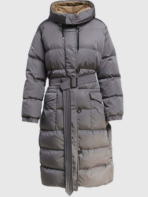 Серое пальто MAX MARA: фото 5 - Invogue