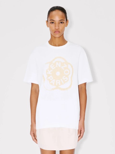 Біла футболка Kenzo вільного крою: фото 2 - Invogue