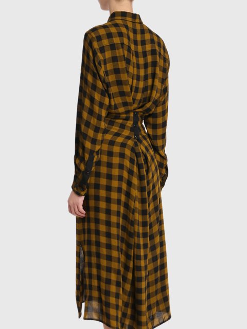 Коричнева сукня KENZO : фото 4 - Invogue