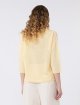 Желтый укороченный свитер Weekend Max Mara из льна: фото 3 - Invogue