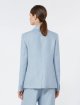Блакитний жакет Weekend Max Mara з чистого льону: фото 3 - Invogue