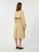 Бежевий плащ WEEKEND MAX MARA габардиновий: фото 3 - Invogue