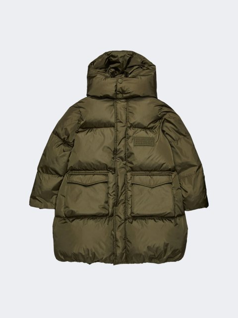 Куртка кольору хакі MM6 MAISON MARGIELA KIDS : фото - Invogue