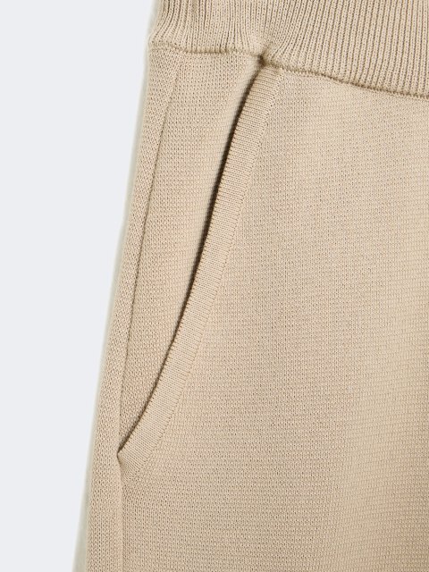 Бежеві брюки Max Mara з бавовни: фото 2 - Invogue