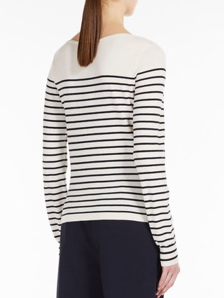 Кремовый свитер WEEKEND MAX MARA: фото 2 - Invogue