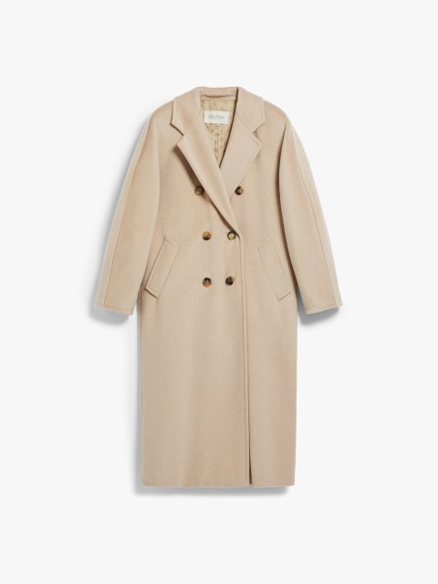 Ванільне пальто MAX MARA з вовни та кашеміру: фото - Invogue