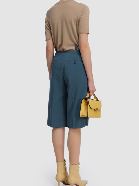 Зелёные шорты PUSHBUTTON: фото 2 - Invogue