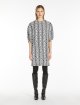 Біло-синя сукня Max Mara жакардова: фото 3 - Invogue