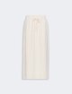 Молочная юбка Weekend Max Mara из лиоцелла и хлопка: фото - Invogue