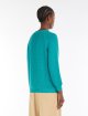 Зелений светр WEEKEND MAX MARA з бавовняної пряжі: фото 3 - Invogue