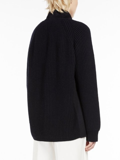 Синее  пальто MAX MARA: фото 2 - Invogue