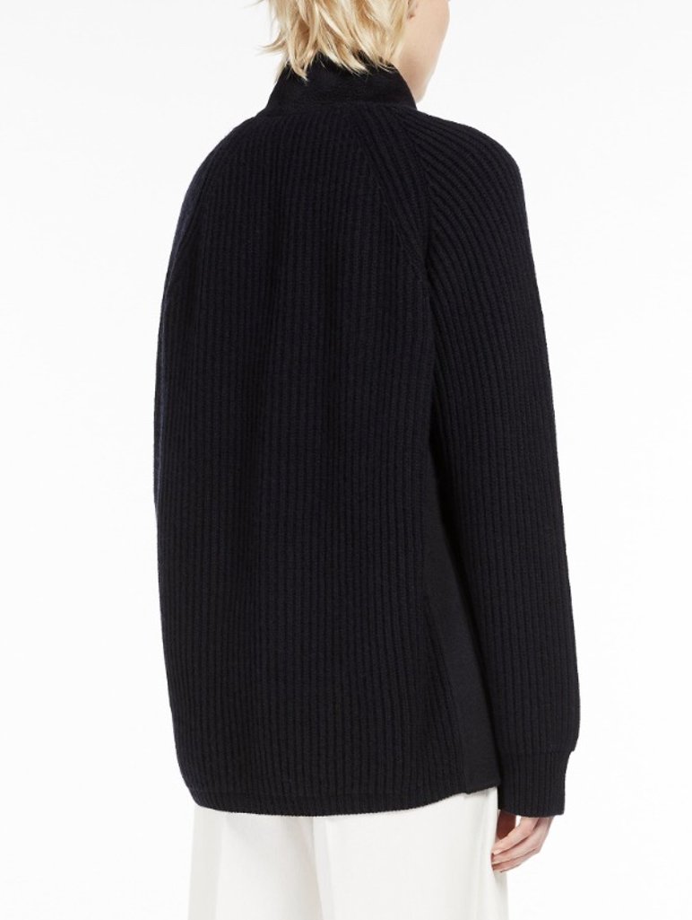 Синее  пальто MAX MARA: фото 2 - Invogue