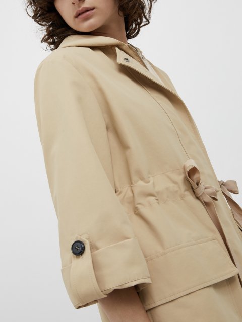 Бежевое пальто MAX&CO: фото 3 - Invogue