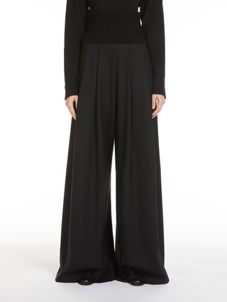 Чорні брюки Max Mara довгі: фото 1 - Invogue