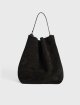 Коричневая сумка TOTEME из кожи: фото 4 - Invogue