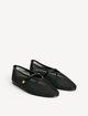 Чорні балетки By Malene Birger з поліестеру із сітки: фото 2 - Invogue