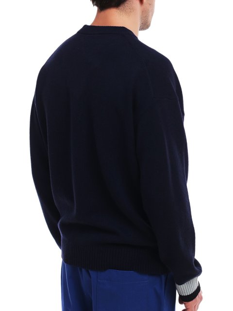 Синий свитер KENZO: фото 4 - Invogue