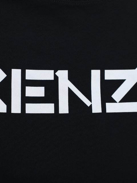 Чёрная футболка KENZO: фото 5 - Invogue