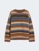 Светр у смужку MAX MARA з альпаки та вовни: фото - Invogue