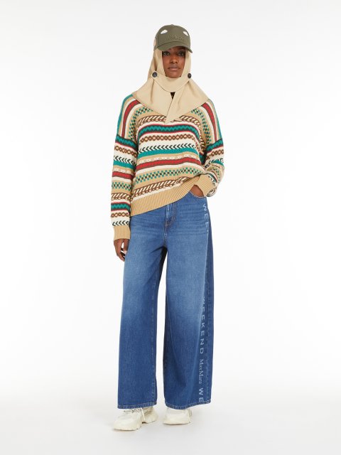 Сині джинси WEEKEND MAX MARA з логотипом: фото 1 - Invogue