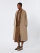 Бежевий топ MAX MARA у рубчик: фото 1 - Invogue