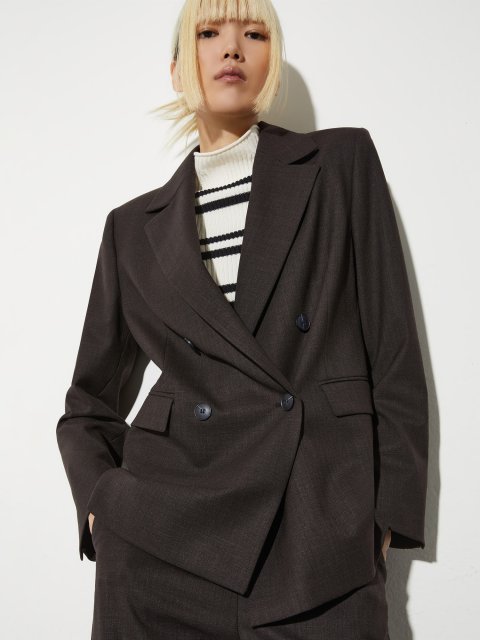 Чоний жакет MAX&CO двобортний: фото 4 - Invogue