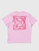 Рожева футболка OFF-WHITE KIDS : фото 1 - Invogue