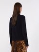 Темно-синій кардиган Max Mara з вовни та шовку: фото 3 - Invogue