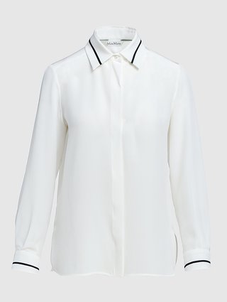 Белая рубашка MAX MARA: фото - Invogue