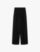 Черные брюки Sportmax из эластичной шерсти: фото - Invogue