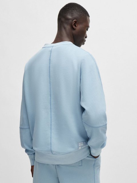 Синий свитшот BOSS: фото 2 - Invogue