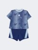 Комплект для хлопчика з бавовни з принтом Eagle Emporio Armani Kids: фото - Invogue